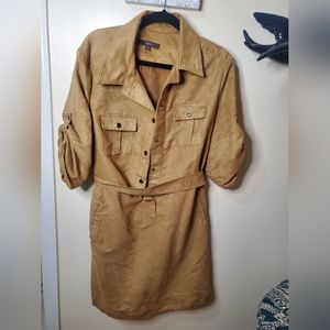 Neutral Dress w/ Tie